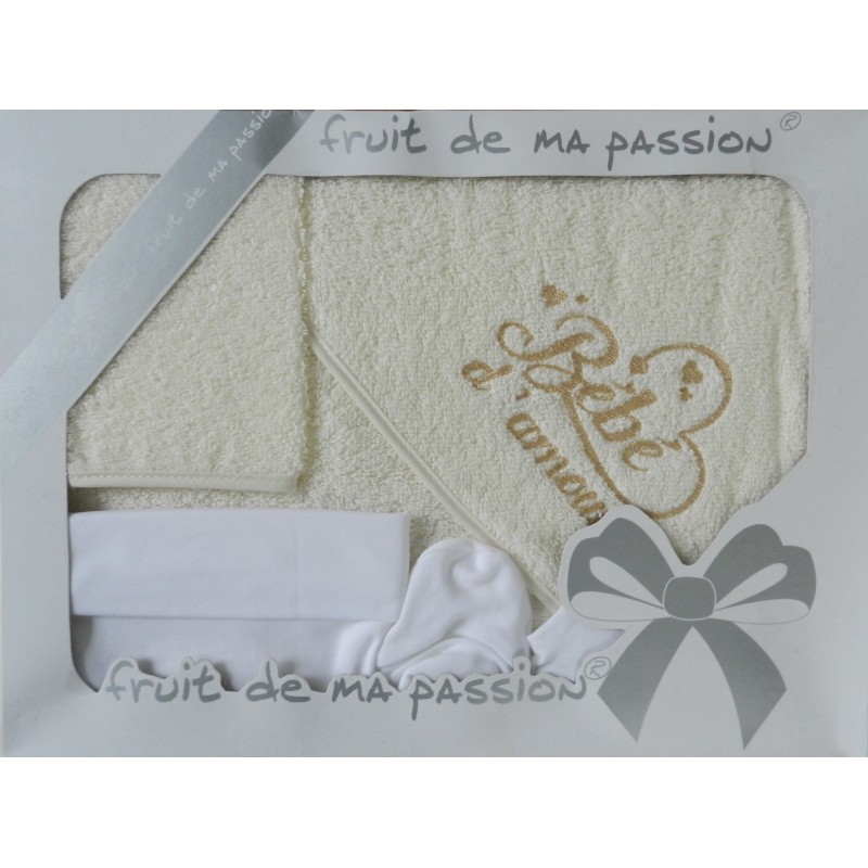 Coffret cape de bain bébé mixte