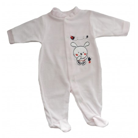Pyjama bébé fille en velours